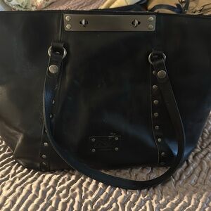 Large leather bag - like new